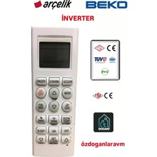 Weko Beko 12000 Btu 18000 Btu inverter Klima Kumandası