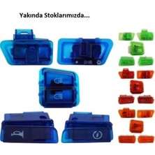 Motobisavm Düğme Seti Scooter 5'li Renkli Karışık