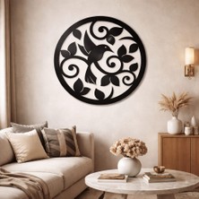 Metall Kolibrinin Dansı - Lazer Kesim Metal Duvar Tablo