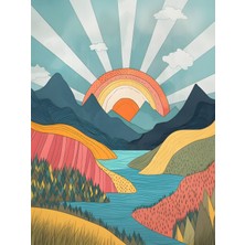 Fuart.Co Umut Tepesi Dijital Baskı Çocuk Posteri (Çerçevesiz) COFU