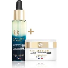 Yves Rocher Gece Serumu & Nemlendiriciden Oluşan Yaşlanma Karşıtı Rutin Seti 30 ml + 50 ml