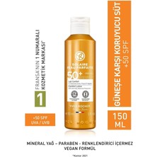 Yves Rocher Spf 50 Güneş Koruyucu Yüz & Vücut Losyonu / Şampuan Masaj Fırçası Hediyeli