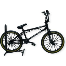 Model Araçlar -1:8 Metal Bmx Bisiklet - Die -Cast 17 cm - Siyah