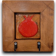 Toprakana Art Nar Seramik Anahtarlık Duvar Pano 14,5X14,5X2,5CM