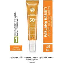 Yves Rocher Spf 50 Yüksek Korumalı Parlama ve Leke Karşıtı Yüz Güneş Kremi / Şampuan Masaj Fırçası Hediyeli