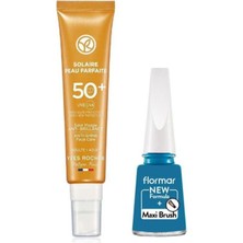 Yves Rocher Yüz Güneş Kremi - Spf 50+ - Parlama Karşıtı - Flormar Oje