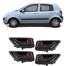 Cme Parts Hyundai Getz 2002-2011 Uyumlu Iç Kapı Açma Kolu Takımı 4 Adet Set Ön Sağ ve Sol & Arka Sağ ve Sol