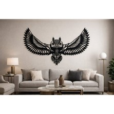 Metall Bilge Kanatlar - Lazer Kesim Metal Duvar Tablo