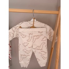 Babudi Dino Desenli Bebek Takımı – 2’li Set (Üst + Alt)