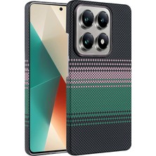 Rdbydn Newface Xiaomi Mi 14T Pro Vega Magsafe Kapak - Yeşil