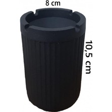 Avcılar Küllük Kokusuz Yuvarlak Siyah AV-301