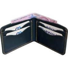 Minimalim Leather Craft Hakiki Deri El Yapımı Erkek Cüzdanı -Kişiselleştir - Hediyelik