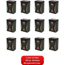 Çaykur Altınbaş Çay Teneke Kutu (Bergamotlu) 400 Gr. 12'li Koli