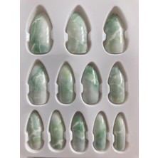 BİYUTREND Tak ve Çık Kendinden Yapışkanlı Desenli Takma Tırnak & Tırnak Yapıştırıcı 12'li EP:1535-104