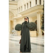 Ns Moda Tesettür Hanedan Takım Haki