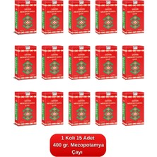 Çaykur Mezopotamya Çayı Teneke Kutu 400 Gr. 15'li Koli