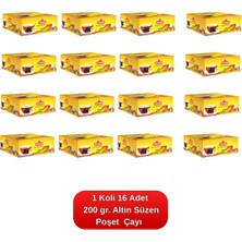Çaykur Altın Süzen Bardak Poşet Çay 200 Gr. 16'lı Koli