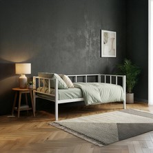 Unimet Atlas Tek Kişilik Metal Karyola, Daybed, Divan, Sedir 90X190