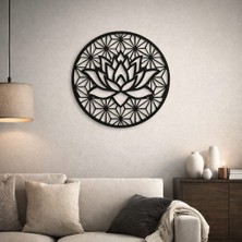 Metall Ruhun Çiçeği - Lazer Kesim Metal Duvar Tablo