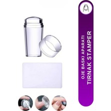 BİYUTREND Tırnak Süs Damgalama Stamper Oje Dizayn Baskı Aparatı
