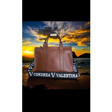 Valentina Victoria Hakiki Deri Büyük Boy A4 ve 10 Inç  Sıgan Kadın Çantası