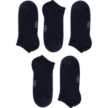 Kiğılı 5'li Pamuklu Likralı Esnek Dikişsiz Spor Çorap Seti