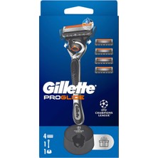 Gillette Proglide Tıraş Makinesi ve Yedek Bıçağı 4'lü + Tıraş Bıçağı Standı