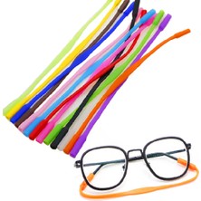 Silikon Çocuk Gözlük Askı Ipi / Lastiği Karışık Renkli 5 Li