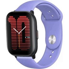 Amazfit Active ile Uyumlu Kordon Yumuşak Dokulu Esnek Jel Silikon Kayış