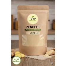 Terra Organik Zencefil Toz 250 gr ( Taze Öğütülmüş, Katkısız )