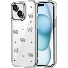 Tiklad Apple iPhone 15 Plus Fiyonk Desenli Kapak - Desen 1 TİKLAD-3954