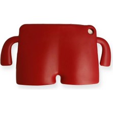 Tiklad CPT83 Apple iPad Mini 6 Karakter Tablet Silikon - Kırmızı TİKLAD-3954