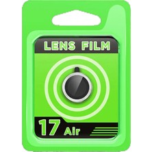 Tiklad CPT83 Apple iPhone 17 Air Raze Metal Kamera Lens - Gümüş TİKLAD-3954