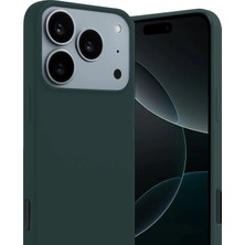 Tiklad CPT83 Apple iPhone 17 Pro First Silikon - Koyu Yeşil TİKLAD-3954