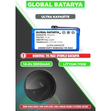 Global Batarya Anker Eufy Robovac 11S Max Robot Süpürge Bataryası 14.4V 3500MAH Li-Ion Pil (Ultra Kapasite)