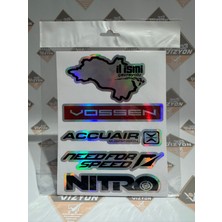 Hologramlı Kart   ARABA ARKA CAM YAZILARI 1 adet HOLOGRAMLI YENİ MODEL