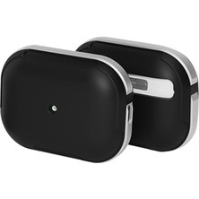 Tiklad CPT83 Airpods Pro 2 (2.nesil) Mo-A8 Armor Kılıf - Gümüş TİKLAD-3954