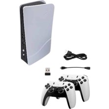 Tiklad 4K Hd Klasik Retro Game Box 3000 Oyunlu Çift Kollu Çift Kişilik Oyun Konsolu TİKLAD-6487I