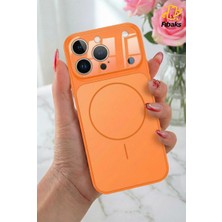 Fibaks iPhone 16 Pro Uyumlu Kılıf 17 Pro Max Çevirici Magsafe Kamera Lens Korumalı Camlı Dönüştürücü
