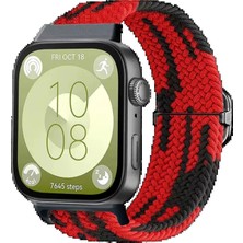 Tiklad CPT83 Huawei Fit 4 Star Kordon - Kırmızı-Siyah TİKLAD-3954