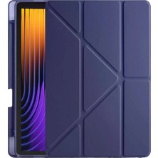 Tiklad CPT83 Xiaomi Pad 7 Pro Kılıf Kalemlikli Mars Tablet Kılıfı - Lacivert TİKLAD-3954