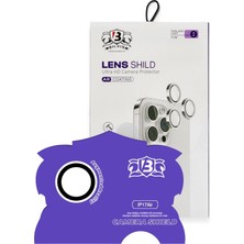 Tiklad CPT83 Apple iPhone 17 Air Bilvis Titan Kamera Lens - Gümüş TİKLAD-3954