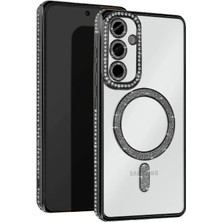 Tiklad CPT83 Samsung Galaxy A15 4g Joke Simli Magneticsafe Kılıf - Siyah TİKLAD-3954