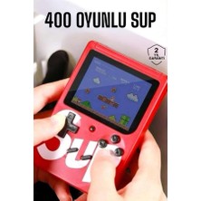 Tiklad Taşınabilir El Atarisi Sup 400 Oyunlu Mini Oyun Konsolu TİKLAD-6487I