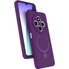 Tiklad Xiaomi Redmi 14C Regal Magsafe Standlı Kapak - Derin Mor TİKLAD-6345