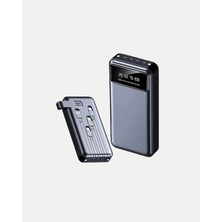 Tiklad Powerbank 20000 Mah LED Fenerli ve Çoklu Güvenlik Korumasına Sahip TİKLAD-6487I
