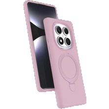 Tiklad CPT83 Xiaomi Redmi Note 14 Pro 4g Regal Magsafe Standlı Kapak - Açık Pembe TİKLAD-3954