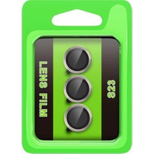 Tiklad CPT83 Samsung Galaxy S23 Raze Metal Kamera Lens - Gri TİKLAD-3954