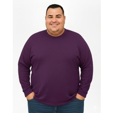 Erkek Büyük Beden Oversize Uzun Kollu T-Shirt 3xl 4xl 5xl 6xl 7xl 8xl 9xl