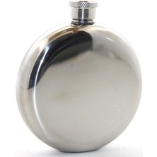 Tiklad Paslanmaz Çelik Yuvarlak 5 Oz Tekli Matara ALK2676 TİKLAD-8789